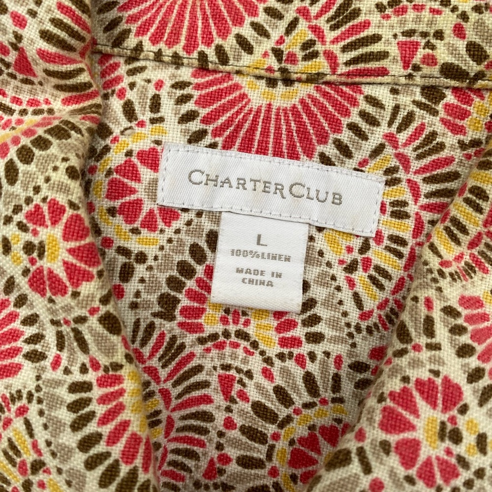 Patterned Jean Jacket With Pockets-Great Colors! - image 4